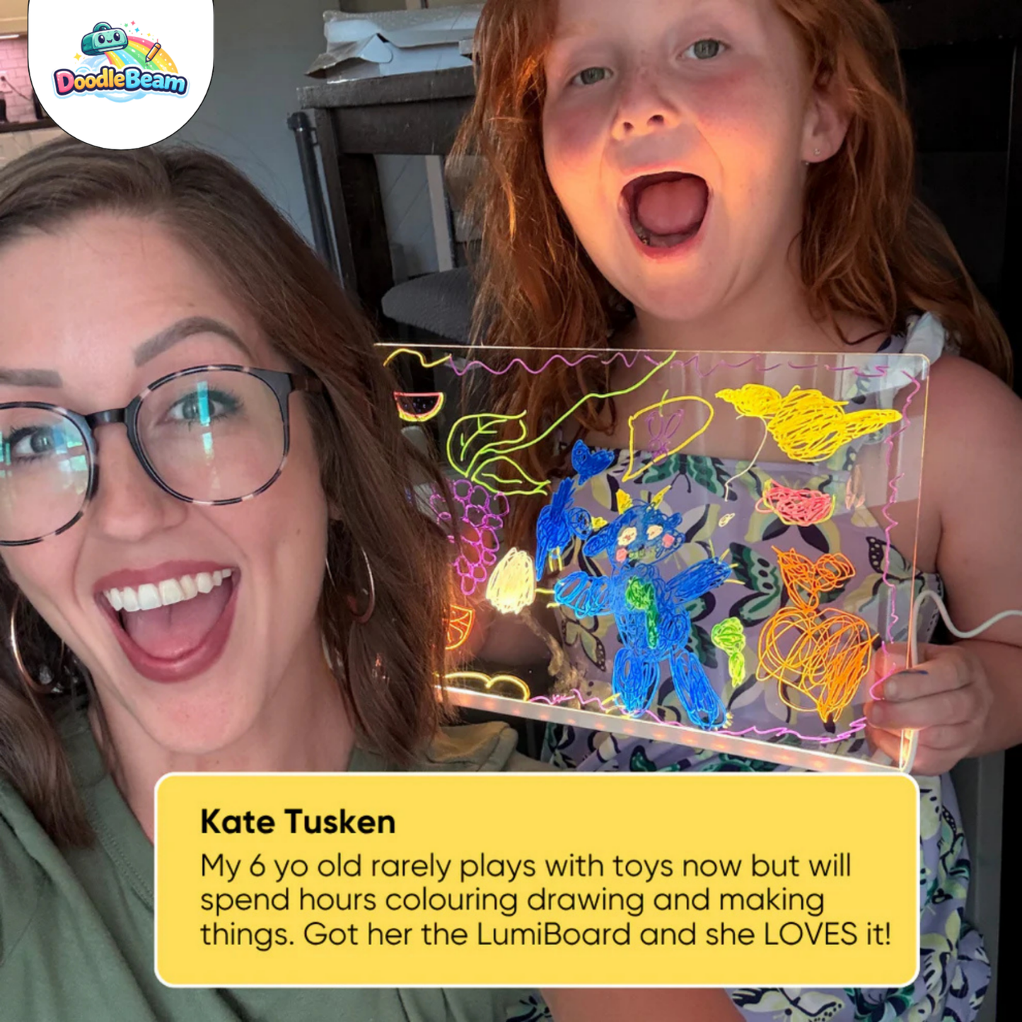 LED Glow Drawing Board