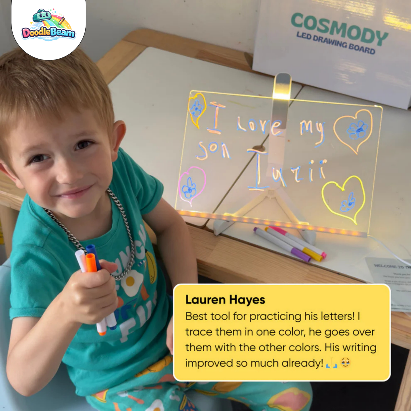 LED Glow Drawing Board