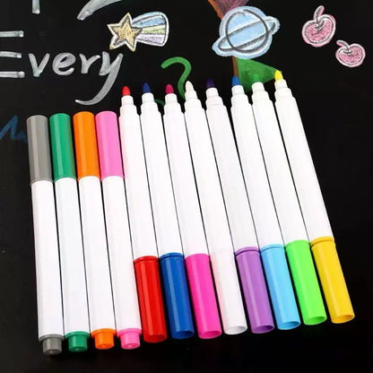 Colorful liquid chalk