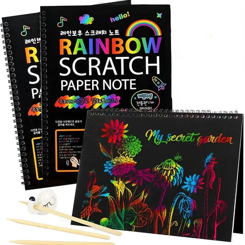 Rainbow Magic Scratch Book
